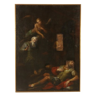 The prophet Isaiah and king Hezekiah dying