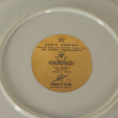 modern antiques, modern design antiques, objects, modern antiques, modern antiques, Italian objects, vintage objects, 1970s objects, 1970s design objects, Piero Fornasetti plate.