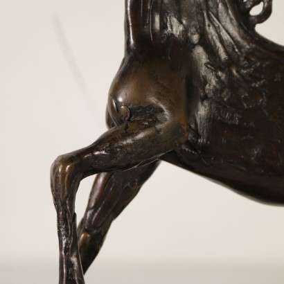 antiquariato, bronzo, antiquariato bronzi, bronzo antico, bronzo antico italiano, bronzo di antiquariato, bronzo neoclassico, bronzo del 900, scultura in bronzo, cavallo, sergio capellini.