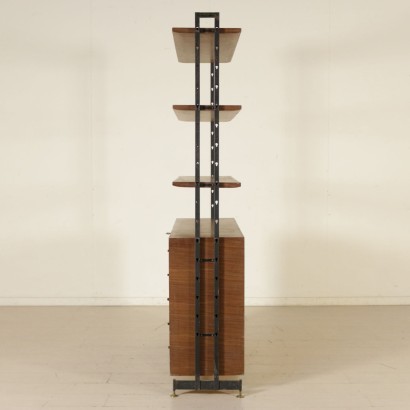 moderne Antiquitäten, moderne Design-Antiquitäten, Bücherregal, modernes antikes Bücherregal, modernes antikes Bücherregal, italienisches Bücherregal, Vintage-Bücherregal, 60er Jahre Bücherregal, 50-60er Design Bücherregal