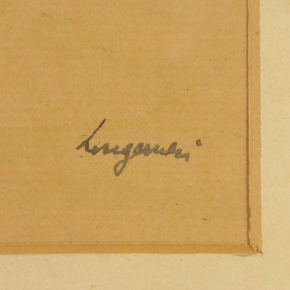Watercolor of Leo Longanesi-particular