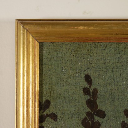 Coppia di Capricci Architettonici con rovine e figure-particolare