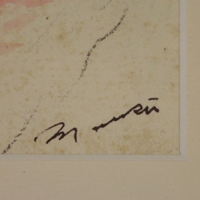 Disegno attribuibile a Giacomo Manzù-particolare