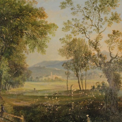 Landschaft mit Figuren-insbesondere