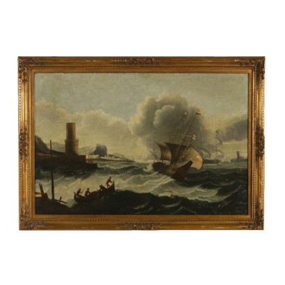 Marina en la tormenta