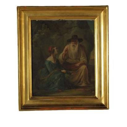 Girl who listens to an elder