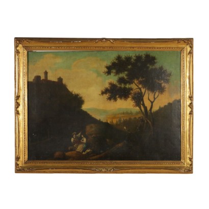 Pittura Antica-Paesaggio con Figure