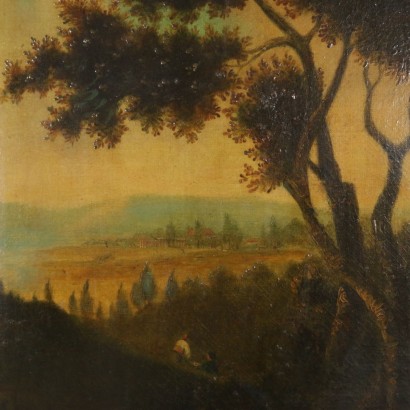 Paesaggio con Figure-particolare