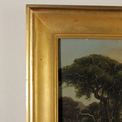 Paesaggio di Vittore Tasca-particolare