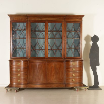 Antiquitäten, Buchhandlung, antike Bücherregale, antike Buchhandlung, alte englische Buchhandlung, antike Buchhandlung, neoklassizistische Buchhandlung, Buchhandlung des 20. Jahrhunderts.