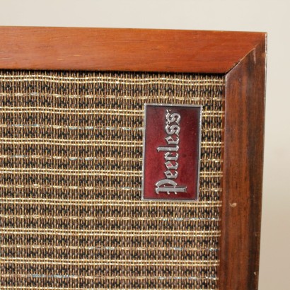 modernariato, modernariato di design, elettronica, elettronica modernariato, elettronica di modernariato, elettronica italiana, elettronica vintage, elettronica anni 60, elettronica design anni 60, coppia di casse, coppia di casse peerless.