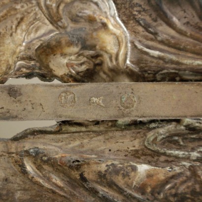 Coppia di Acquasantiere in Cornice-particolare