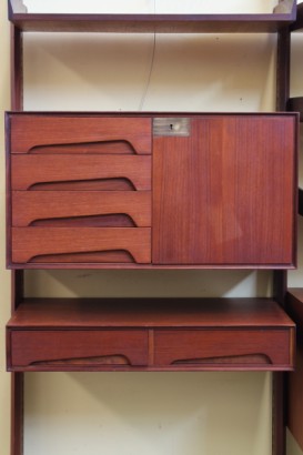 modernariato, mobilio, modernariato libreria, mobilio libreria, modernariato anni 70, mobilio anni 70, Dassi anni 70, modernariato Dassi, mobilio Dassi.