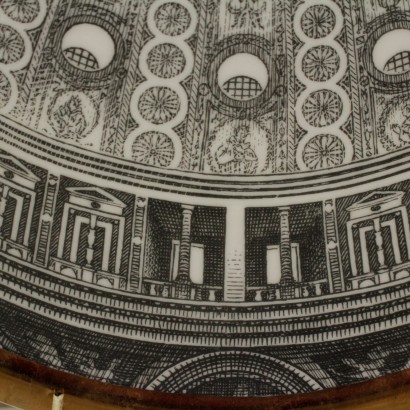 modernariato, modernariato di design, piatto, piatto modernariato, piatto di modernariato, piatto italiano, piatto vintage, piatto anni 60-70, piatto design anni 60-70, gruppo di piatti, piatti Piero Fornasetti, Cupole d'Italia.