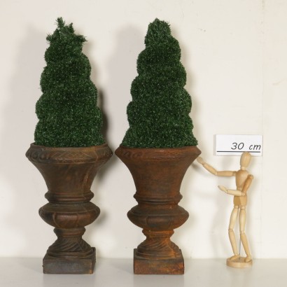 antiquariato, vaso, antiquariato vaso, vaso antico, vaso antico italiano, vaso di antiquariato, vaso neoclassico, vaso del 900, coppia di vasi in ghisa.