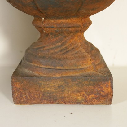 antiquariato, vaso, antiquariato vaso, vaso antico, vaso antico italiano, vaso di antiquariato, vaso neoclassico, vaso del 900, coppia di vasi in ghisa.