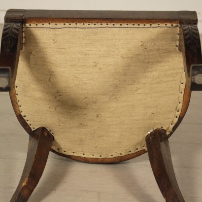 Coppia Sedie Impero-particolare