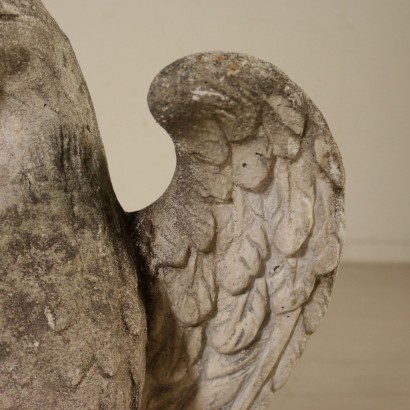 antigüedades, muebles de jardín, muebles de jardín de antigüedades, muebles de jardín antiguos, muebles de jardín italianos antiguos, muebles de jardín antiguos, muebles de jardín neoclásicos, muebles de jardín del siglo XX, par de águilas de cemento.