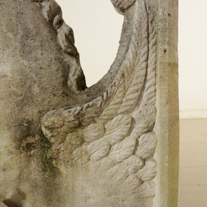 antiquariato, arredo giardino, antiquariato arredi giardino, arredo giardino antico, arredo giardino antico italiano, arredo giardino di antiquariato, arredo giardino neoclassico, arredo giardino del 900. coppia di mensole con cavalli.