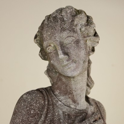 antigüedades, estatuas, estatuas antiguas, estatuas antiguas, estatuas italianas antiguas, estatua antigua, estatua neoclásica, estatua del siglo XX, estatua que representa el otoño.