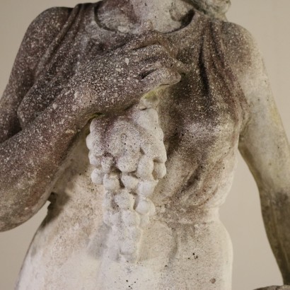 antigüedades, estatuas, estatuas antiguas, estatuas antiguas, estatuas italianas antiguas, estatua antigua, estatua neoclásica, estatua del siglo XX, estatua que representa el otoño.