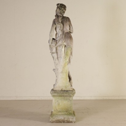 antigüedades, estatuas, estatuas antiguas, estatuas antiguas, estatuas italianas antiguas, estatua antigua, estatua neoclásica, estatua del siglo XX, estatua que representa el otoño.