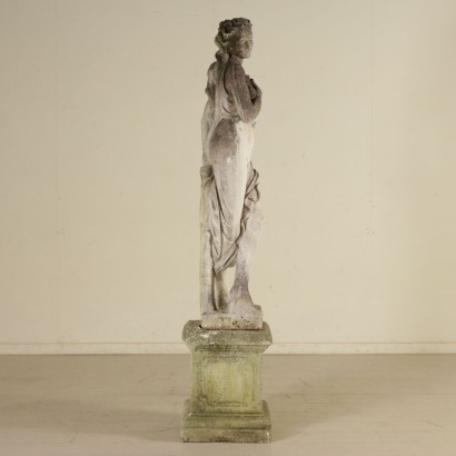 antigüedades, estatuas, estatuas antiguas, estatuas antiguas, estatuas italianas antiguas, estatua antigua, estatua neoclásica, estatua del siglo XX, estatua que representa el otoño.