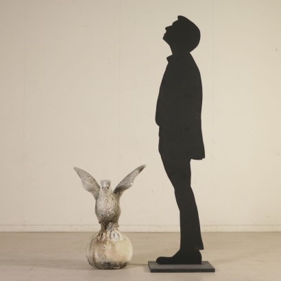 antigüedades, muebles de jardín, muebles de jardín de antigüedades, muebles de jardín antiguos, muebles de jardín italianos antiguos, muebles de jardín antiguos, muebles de jardín neoclásicos, muebles de jardín del siglo XX, águila de cemento.