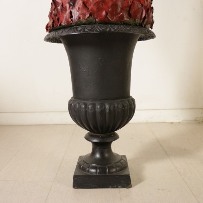 antiquariato, vaso, antiquariato vaso, vaso antico, vaso antico italiano, vaso di antiquariato, vaso neoclassico, vaso del 900, coppia di vasi in ghisa.