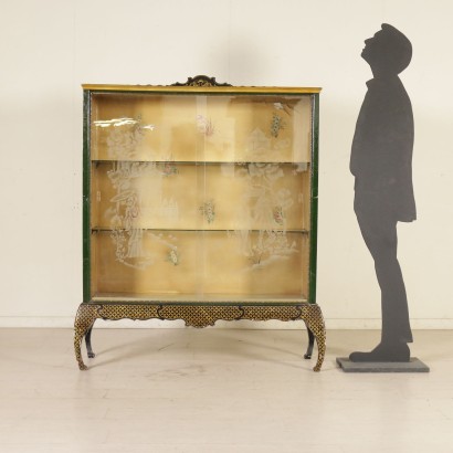 antigüedades, vitrina, vitrina de antigüedades, vitrina de antigüedades, vitrina italiana antigua, vitrina de antigüedades, vitrina neoclásica, vitrina del siglo XX, vitrina chinoiserie.