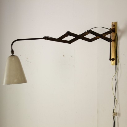 antigüedades modernas, antigüedades de diseño moderno, lámpara de pared, lámpara de pared de antigüedades modernas, lámpara de pared de antigüedades modernas, lámpara de pared italiana, lámpara de pared vintage, lámpara de pared de los años 50, lámpara de pared de diseño de los años 50, lámpara de pared extensible.