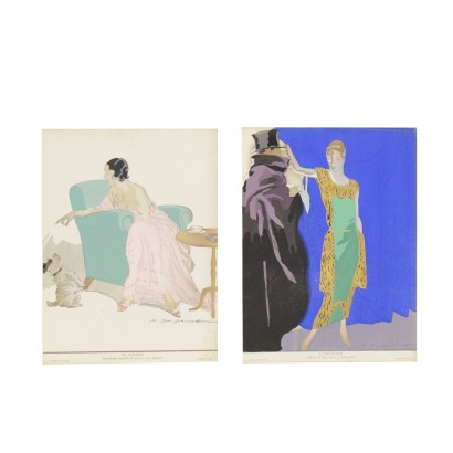 Dos dibujos por Marcello Dudovich