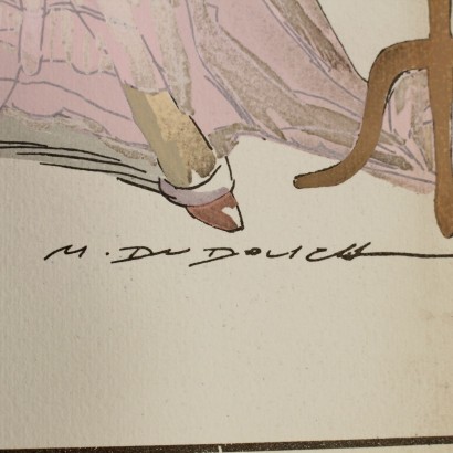 Dos dibujos por Marcello Dudovich-particular