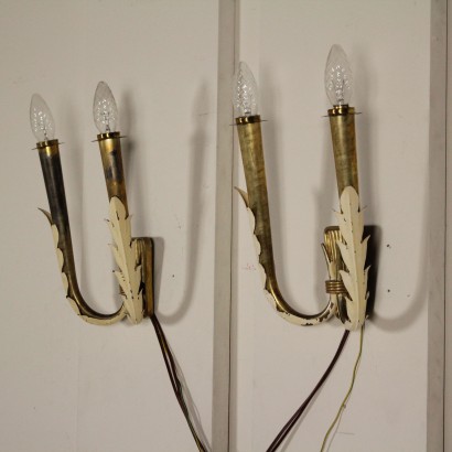 arte moderno, antigüedades de diseño moderno, lámpara de pared, lámpara de pared de arte moderno, lámpara de pared antigüedades moderna, lámpara de pared italiano, lámpara de pared de la vendimia, 40-50 años lámpara de pared, lámpara de pared de 40-50 años de diseño, un par de lámparas de pared.