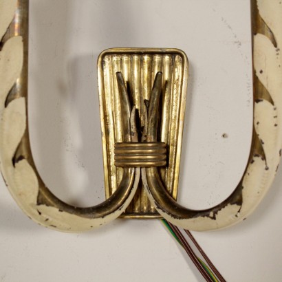 arte moderno, antigüedades de diseño moderno, lámpara de pared, lámpara de pared de arte moderno, lámpara de pared antigüedades moderna, lámpara de pared italiano, lámpara de pared de la vendimia, 40-50 años lámpara de pared, lámpara de pared de 40-50 años de diseño, un par de lámparas de pared.