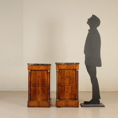 Coppia di Comodini Impero