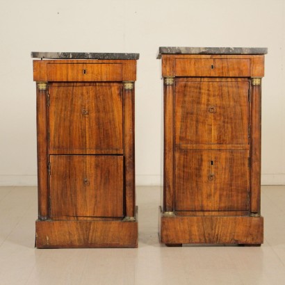 Coppia di Comodini Impero