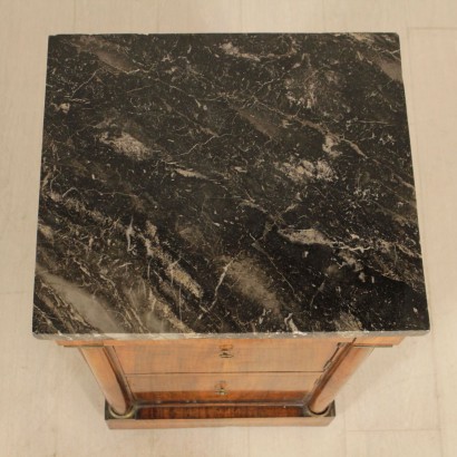 Coppia di Comodini Impero-particolare