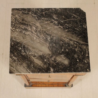 Coppia di Comodini Impero-particolare