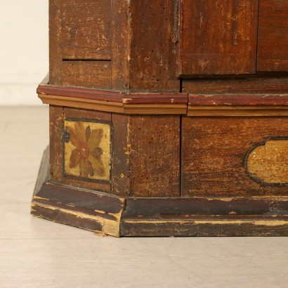 Dos puertas de armario de la Pintura-detalle