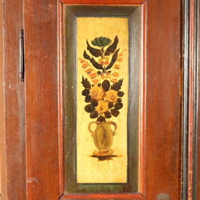 Dos puertas de armario de la Pintura-detalle