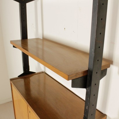 antigüedades modernas, antigüedades de diseño moderno, librería, librería antigua moderna, librería antigua moderna, librería italiana, librería vintage, librería de los años 50-60, librería de diseño de los 50-60.