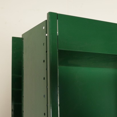 antigüedades modernas, antigüedades de diseño moderno, librería, librería antigua moderna, librería antigua moderna, librería italiana, librería vintage, librería de los 70, librería de diseño de los 70, par de librerías.