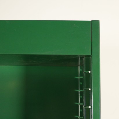 antigüedades modernas, antigüedades de diseño moderno, librería, librería antigua moderna, librería antigua moderna, librería italiana, librería vintage, librería de los 70, librería de diseño de los 70, par de librerías.