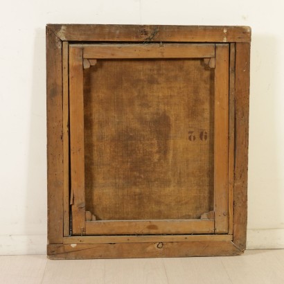 Retrato de un caballero de la espalda