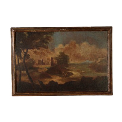 Paesaggio con Edifici e Figure