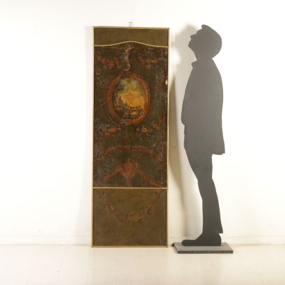 Elemento di Boiserie con decoro ad olio