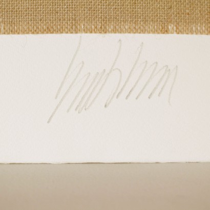 Due serigrafie di Salvatore Emblema-particolare