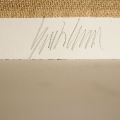 Due serigrafie di Salvatore Emblema-particolare