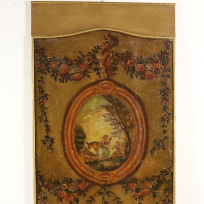 Elemento de madera-paneles de las paredes decoradas con aceite especialmente